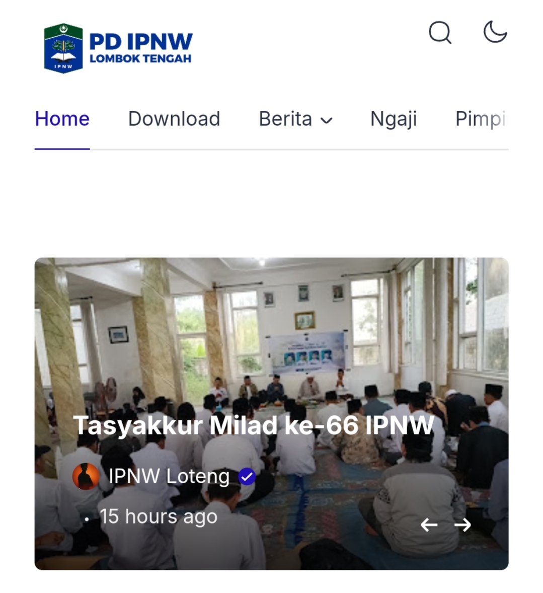 PD IPNW Lombok Tengah Tingkatkan Kualitas Informasi melalui Website Mandiri